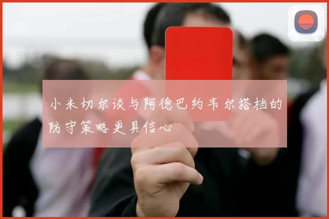 小米切尔谈与阿德巴约韦尔搭档的防守策略更具信心